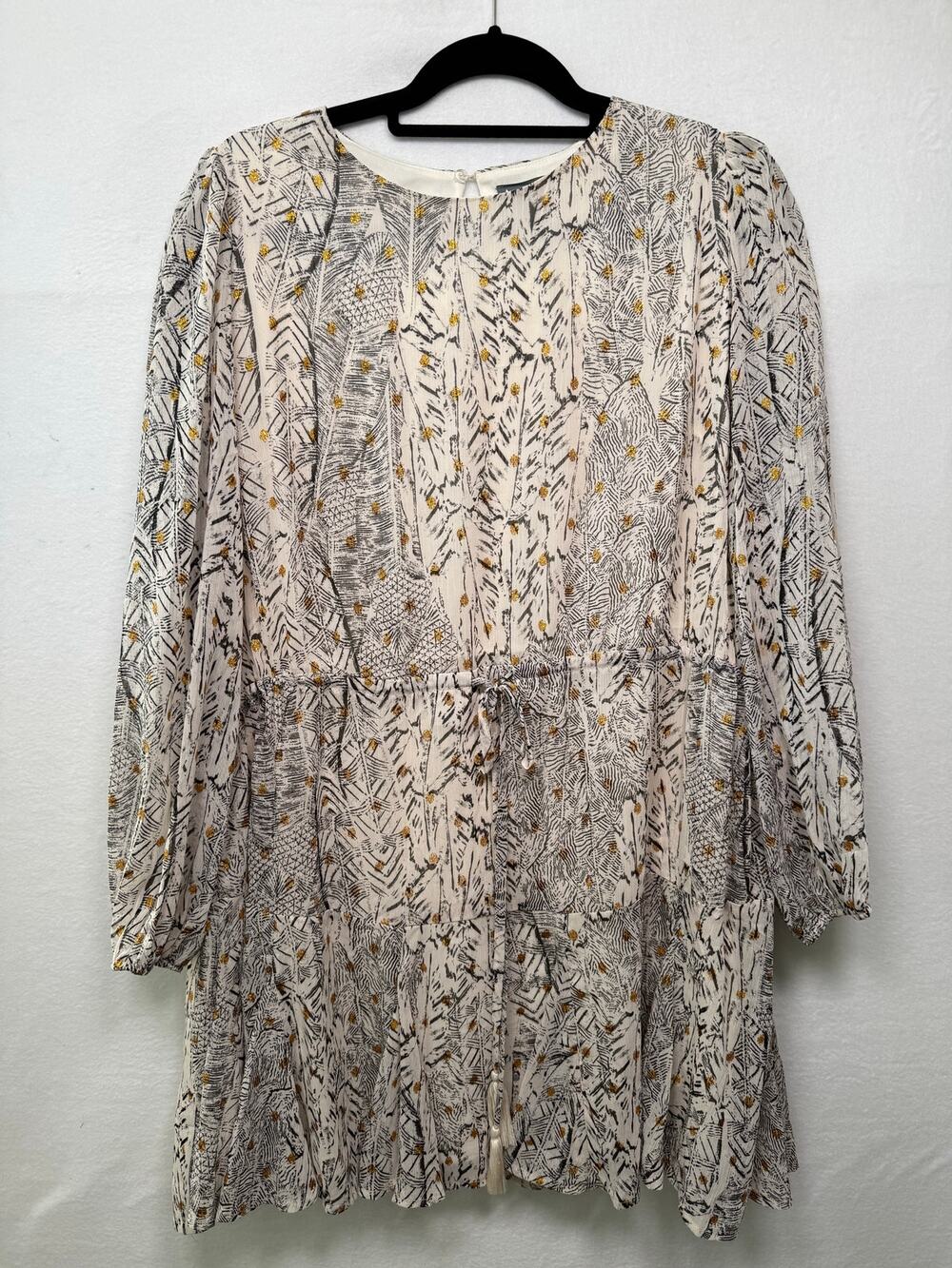 Arula Glam Chiffon Layer Art-to-Wear Gypsy Tiered Dress, Size A (14/16)